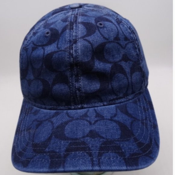 Coach Accessories Coach Denim Signature Baseball Womens Hat Os New